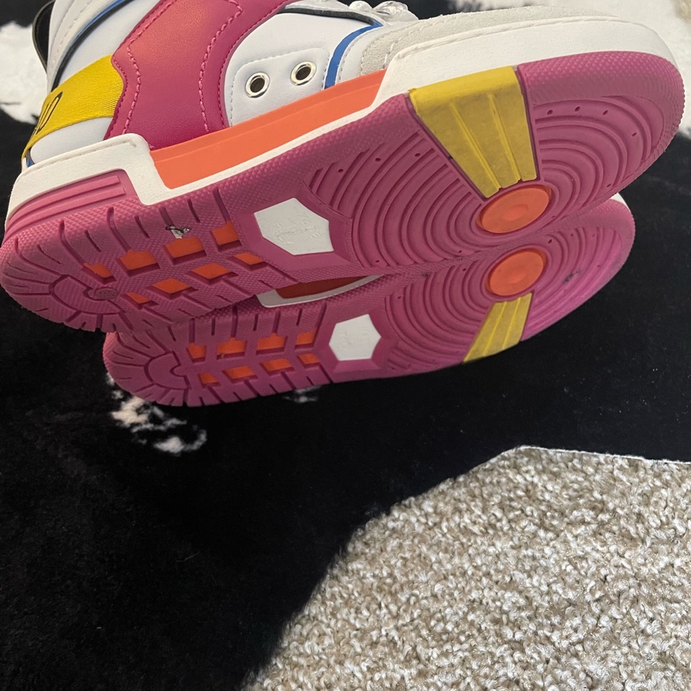 Moschino high top streetball sneakers